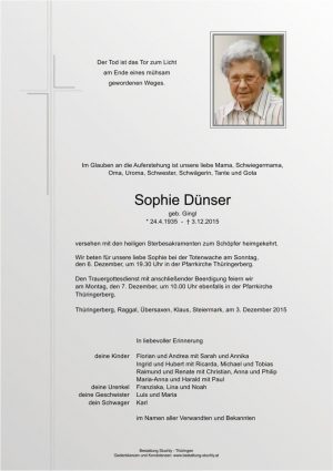Portrait von Dünser Sophie