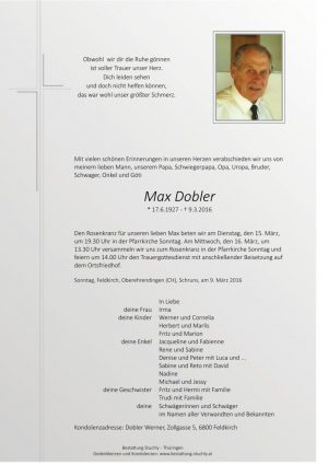 Portrait von Dobler Max