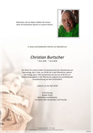 Portrait von Burtscher Christian