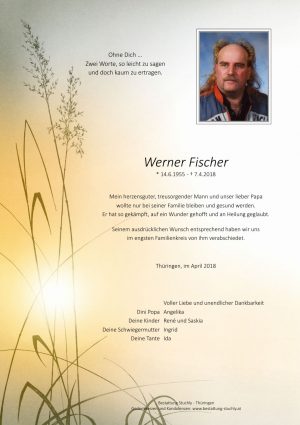 Portrait von Fischer Werner