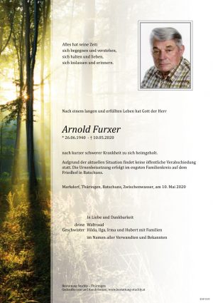 Portrait von Furxer Arnold