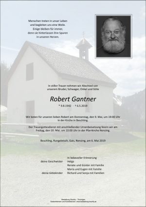 Portrait von Gantner Robert
