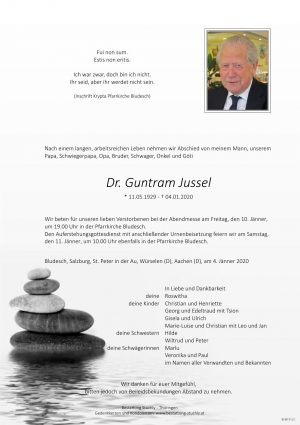 Portrait von Dr. Jussel Guntram