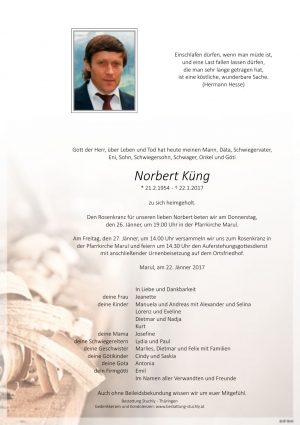 Portrait von Küng Norbert