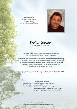 Portrait von Loacker Walter