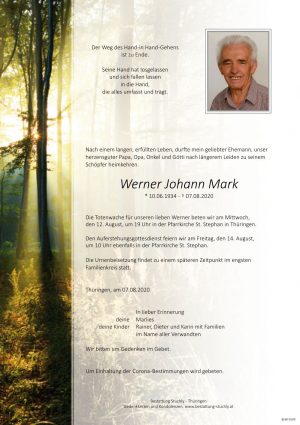 Portrait von Mark Werner Johann