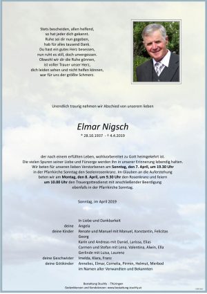 Portrait von Nigsch Elmar
