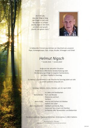 Portrait von Nigsch Helmut
