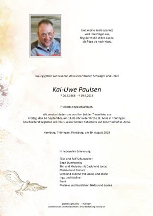Portrait von Paulsen Kai-Uwe