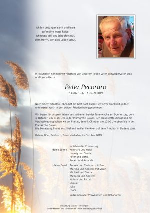 Portrait von Pecoraro Peter