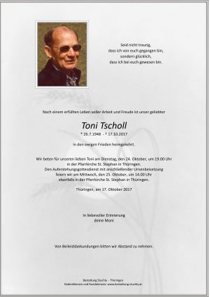 Portrait von Tscholl Toni